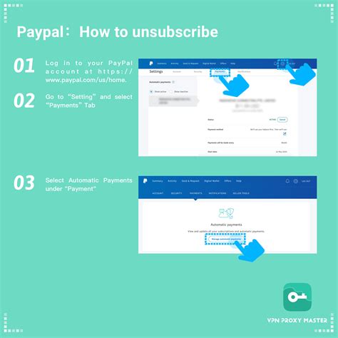 how to unsubscribe on paypal